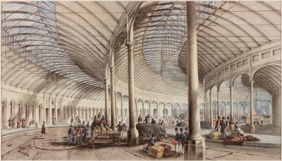Interior of the Central Station, Newcastle upon Tyne by John Dobson